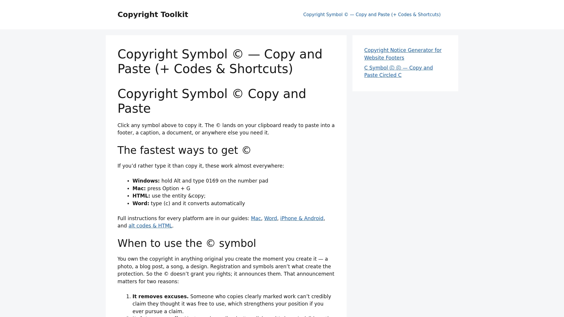 Copyrighttoolkit